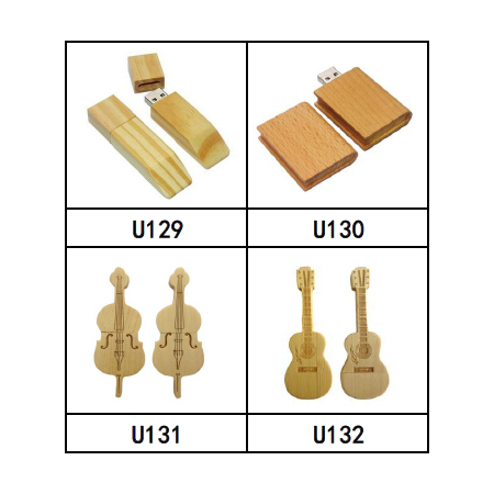 木質造型 USB 隨身碟